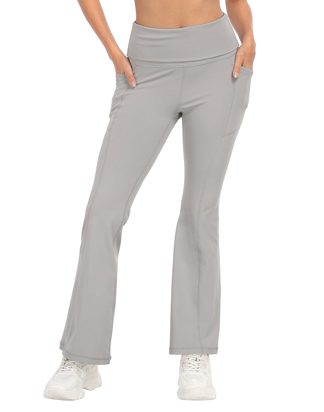Fold Over Yoga Pants with Pockets
