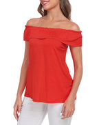 Off Shoulder Ruffle Sleeveless Top - Summer Blouse