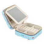 Girl's Travel Jewelry Case with Mirror
