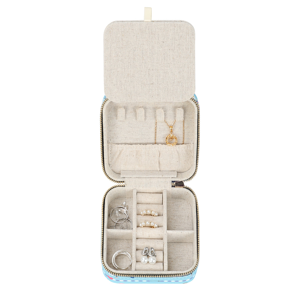 Girl's Travel Jewelry Case with Mirror