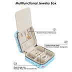 Girl's Travel Jewelry Case with Mirror