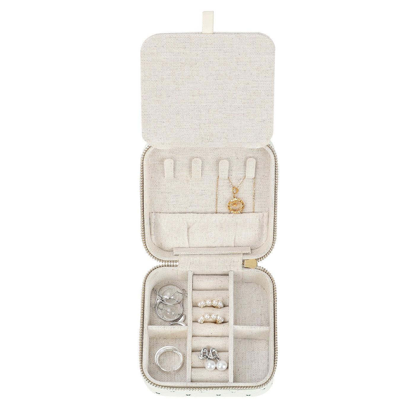 Girl's Travel Jewelry Case with Mirror
