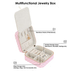 Girl's Travel Jewelry Case with Mirror