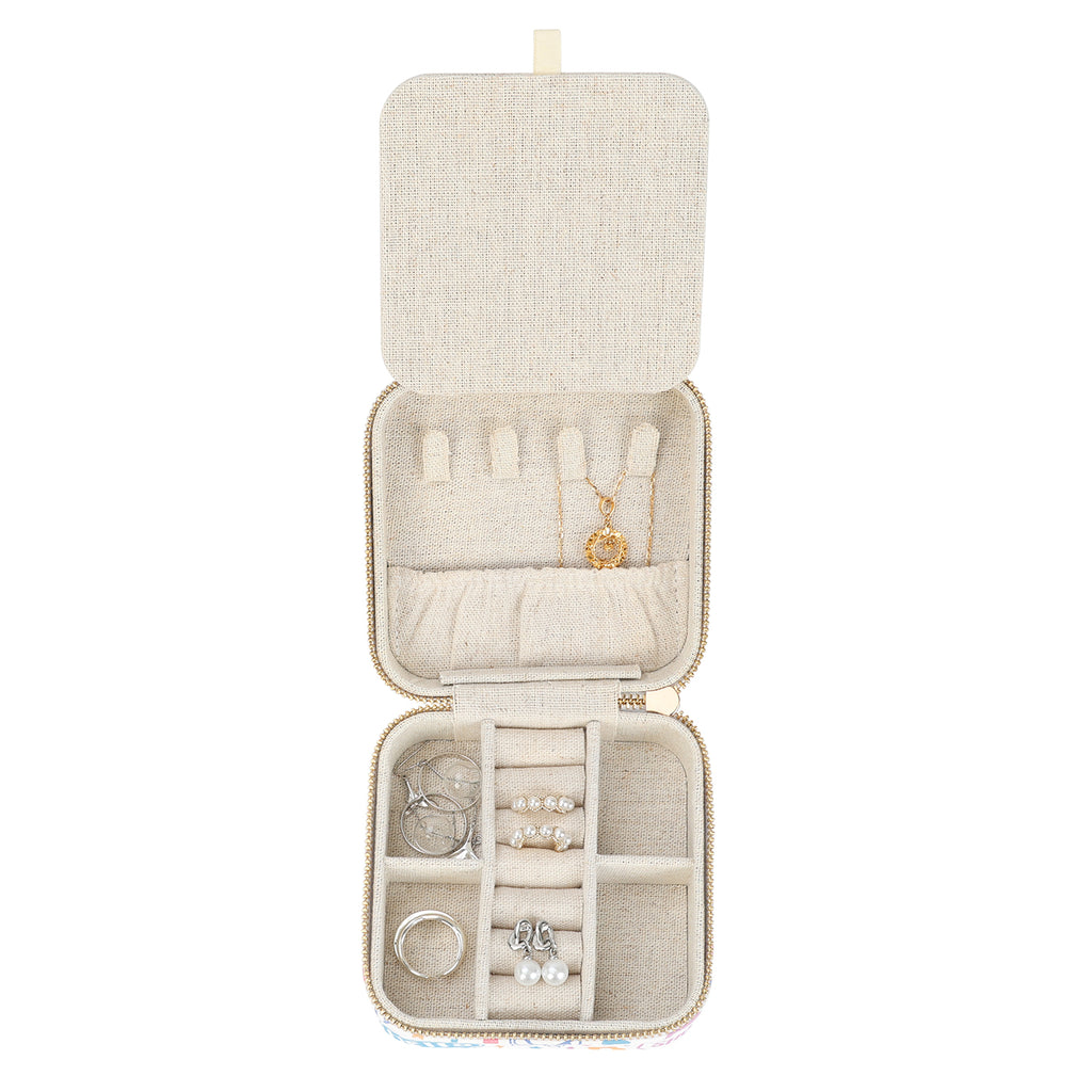 Girl's Travel Jewelry Case with Mirror