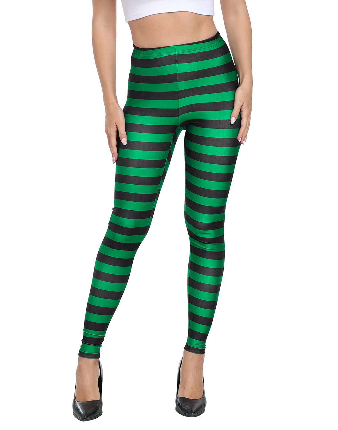 Trendy Design High Waisted Graphic Legging Tights Main image