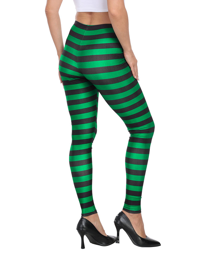 Graphic Print High Waist Workout Tights – alternate view