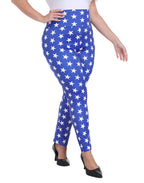Plus Size High Waisted Halloween Graphic Leggings