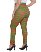 Plus Size High Waisted Halloween Graphic Leggings