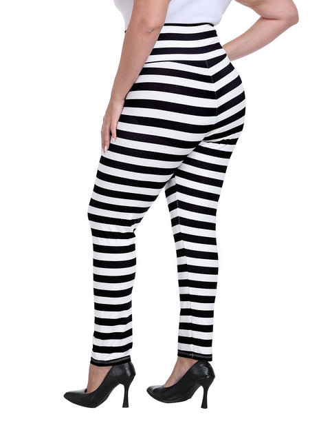 Plus Size High Waisted Halloween Graphic Leggings