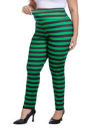 Plus Size High Waisted Halloween Graphic Leggings