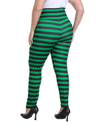 Plus Size High Waisted Halloween Graphic Leggings