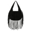Faux Suede Leather Bag Fringe Tassel Shoulder Purse