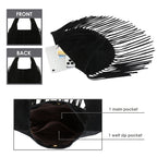 Faux Suede Leather Bag Fringe Tassel Shoulder Purse