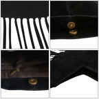 Faux Suede Leather Bag Fringe Tassel Shoulder Purse