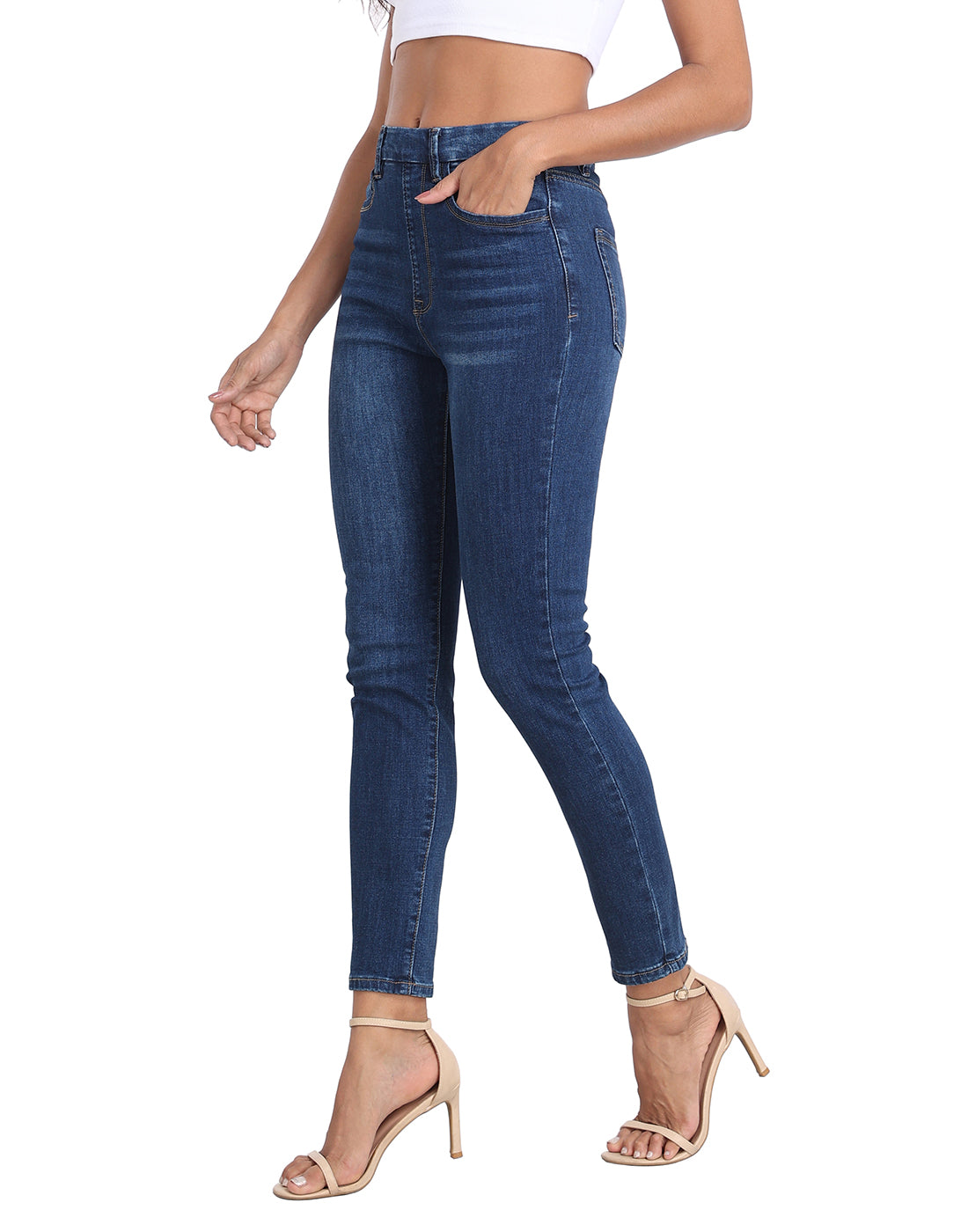 Pull On Skinny Jeans with Pockets