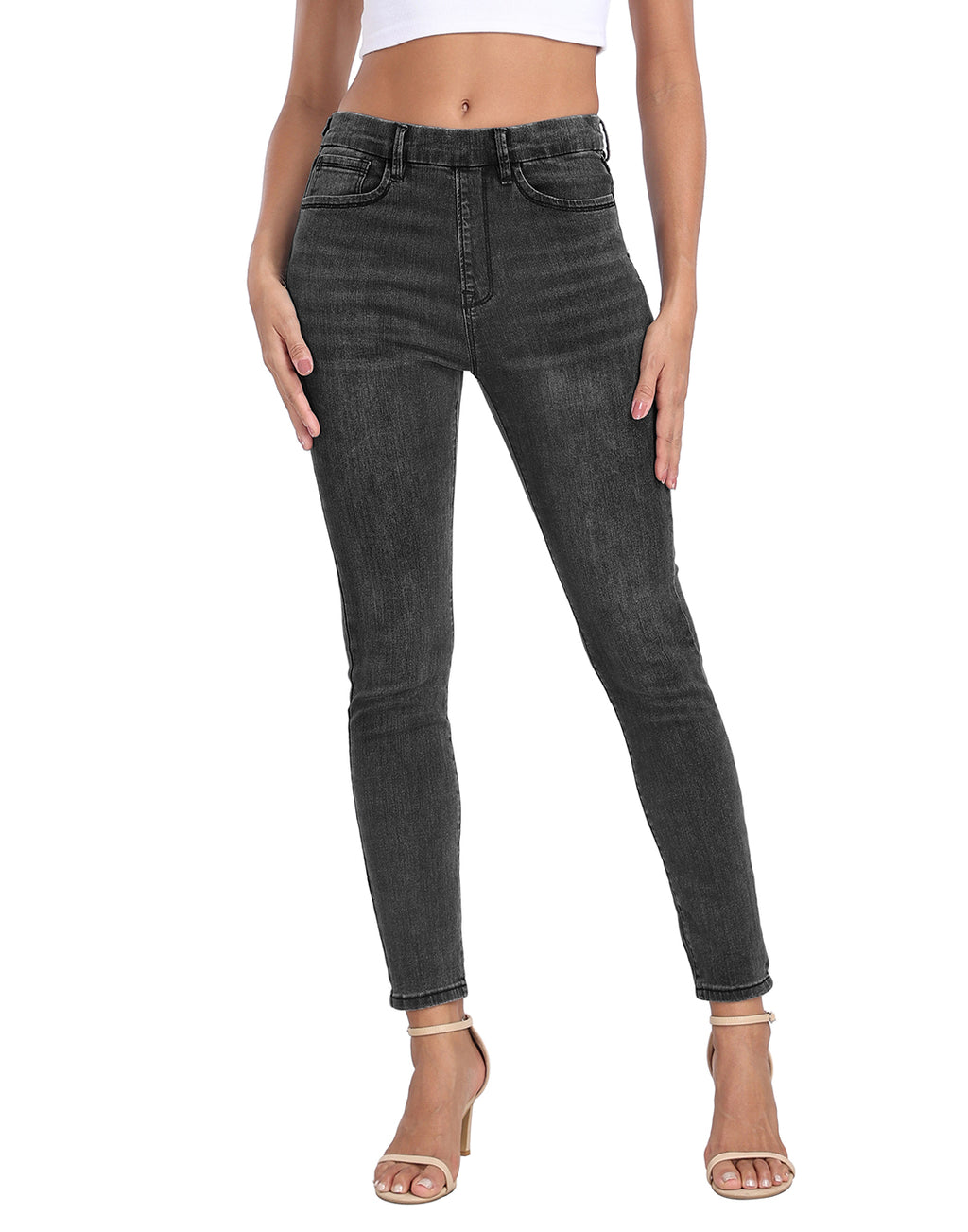 Pull On Skinny Jeans with Pockets