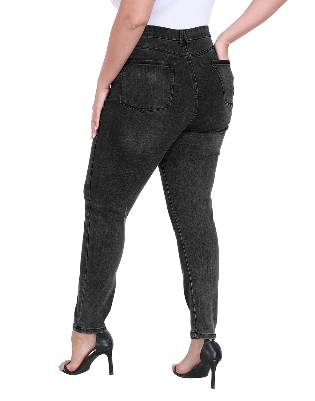 Plus Size Pull On Skinny Jeans