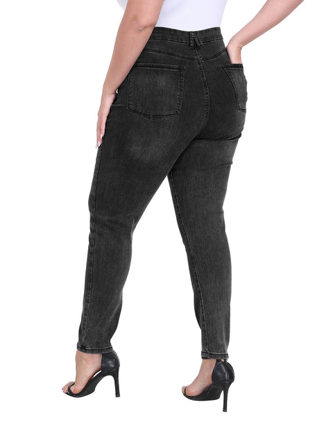 Plus Size Pull On Skinny Jeans