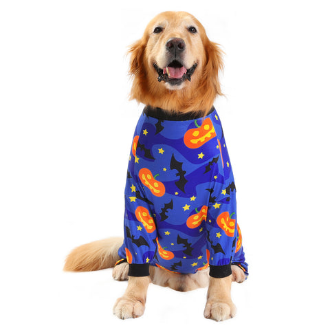 Halloween Dog Pajamas One Piece Jumpsuit Shirt for S-3XL Dogs
