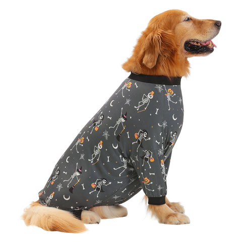 Halloween Dog Pajamas One Piece Jumpsuit Shirt for S-3XL Dogs