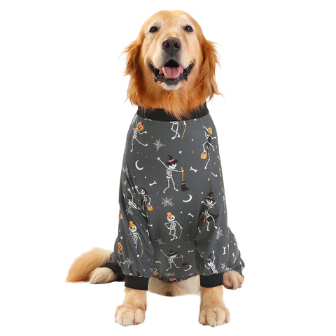 Halloween Dog Pajamas One Piece Jumpsuit Shirt for S-3XL Dogs