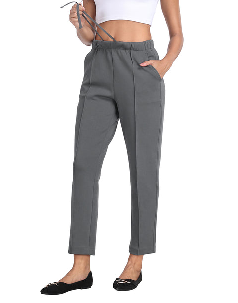 Pull On Pintuck Dressy Sweatpants with Pockets
