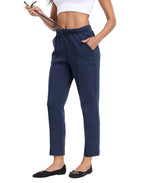 Pull On Pintuck Dressy Sweatpants with Pockets
