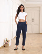 Pull On Pintuck Dressy Sweatpants with Pockets