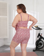 Womens Plus Size Easy Quick Slip Tennis Dress w/Built-in Shorts and Bra