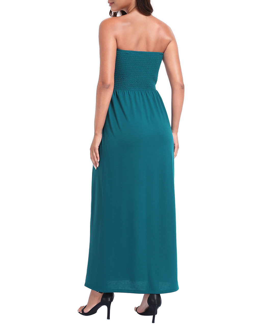 Strapless Summer Maxi Dress