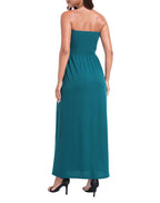 Strapless Summer Maxi Dress