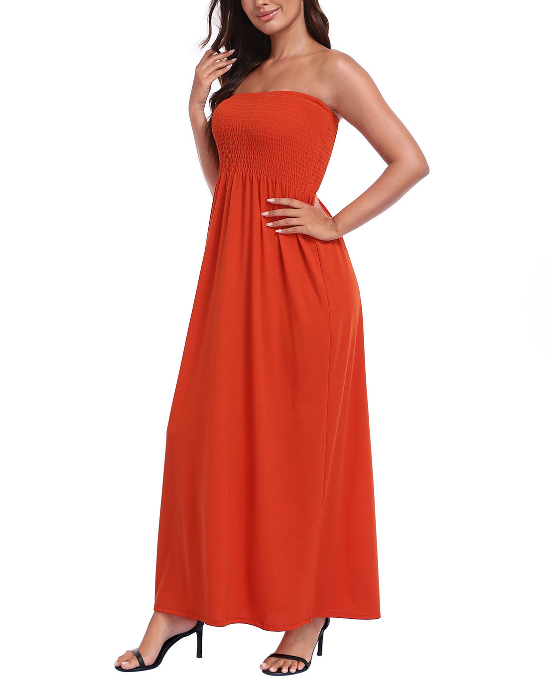 Strapless Summer Maxi Dress