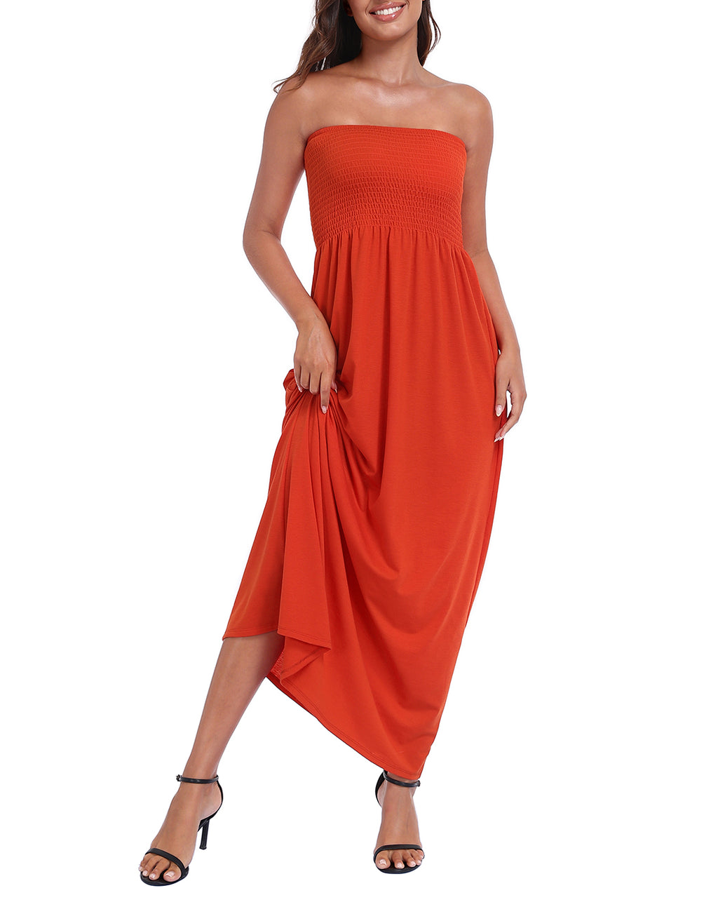 Strapless Summer Maxi Dress