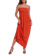 Strapless Summer Maxi Dress