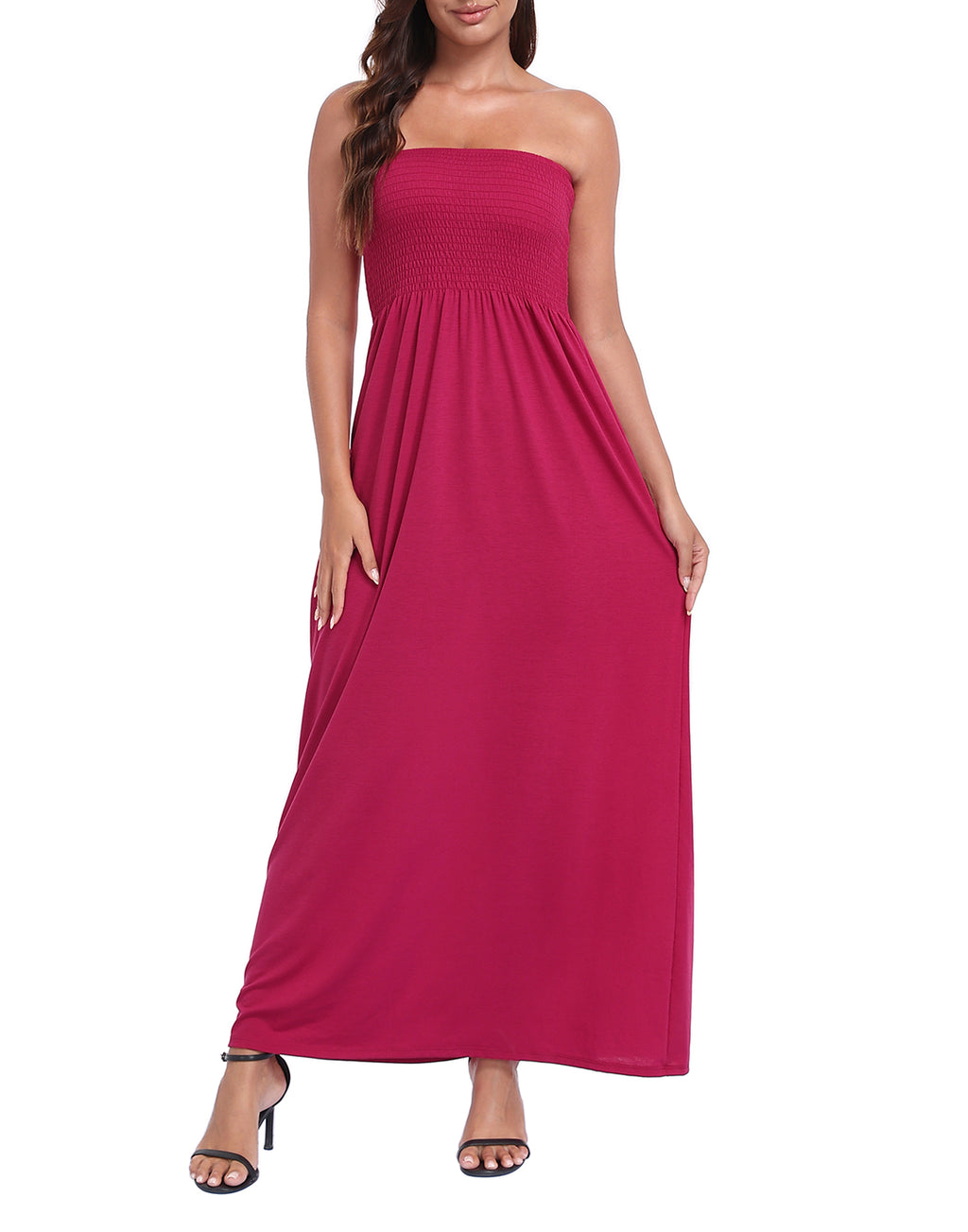 Strapless Summer Maxi Dress