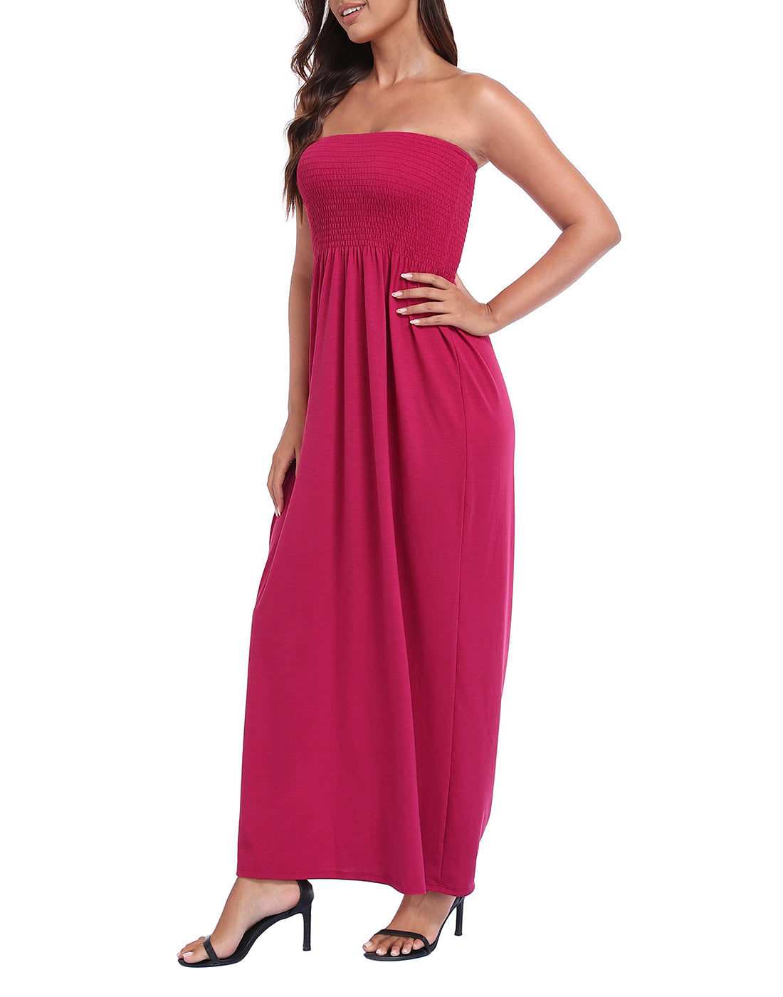 Strapless Summer Maxi Dress