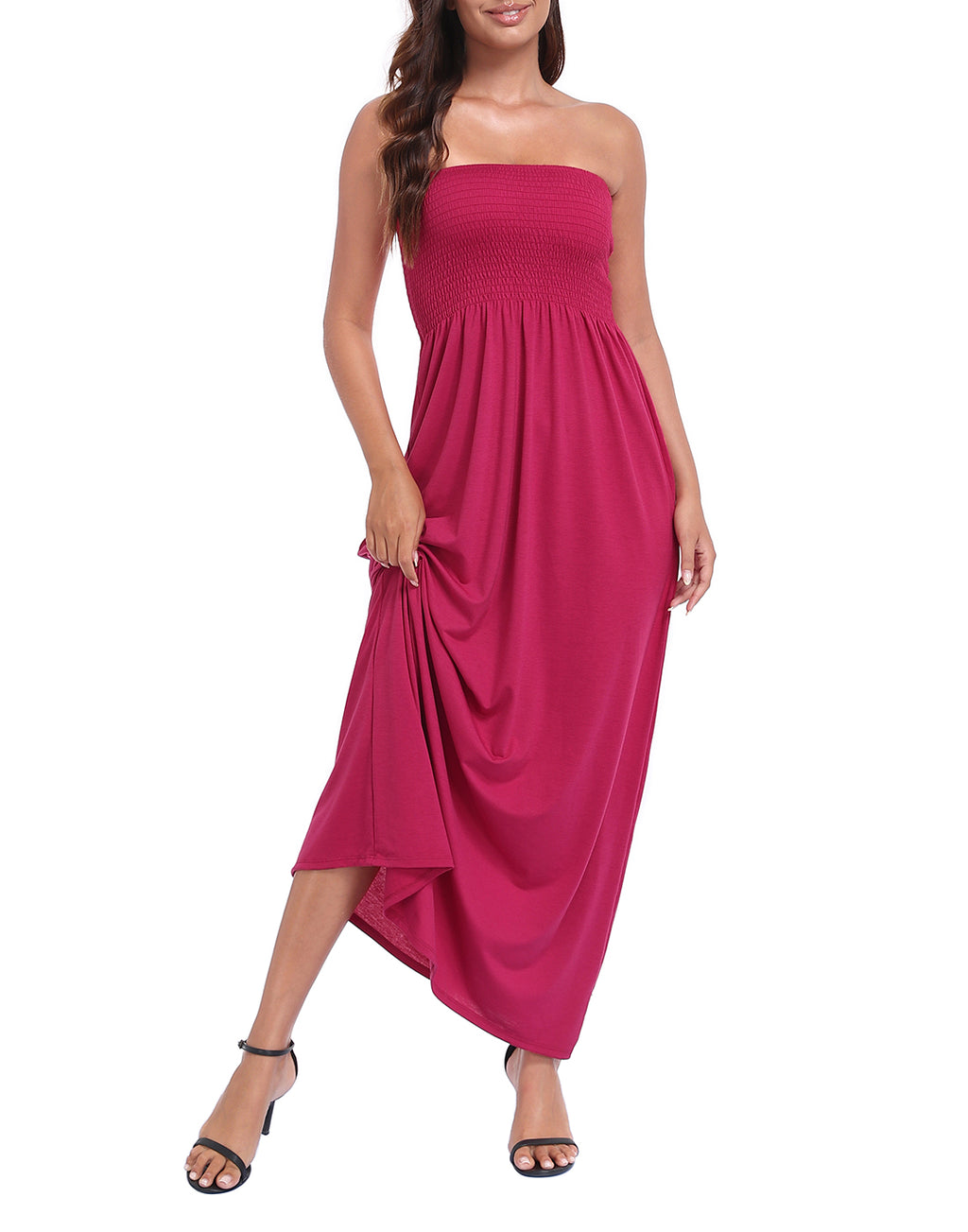 Strapless Summer Maxi Dress