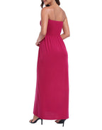 Strapless Summer Maxi Dress