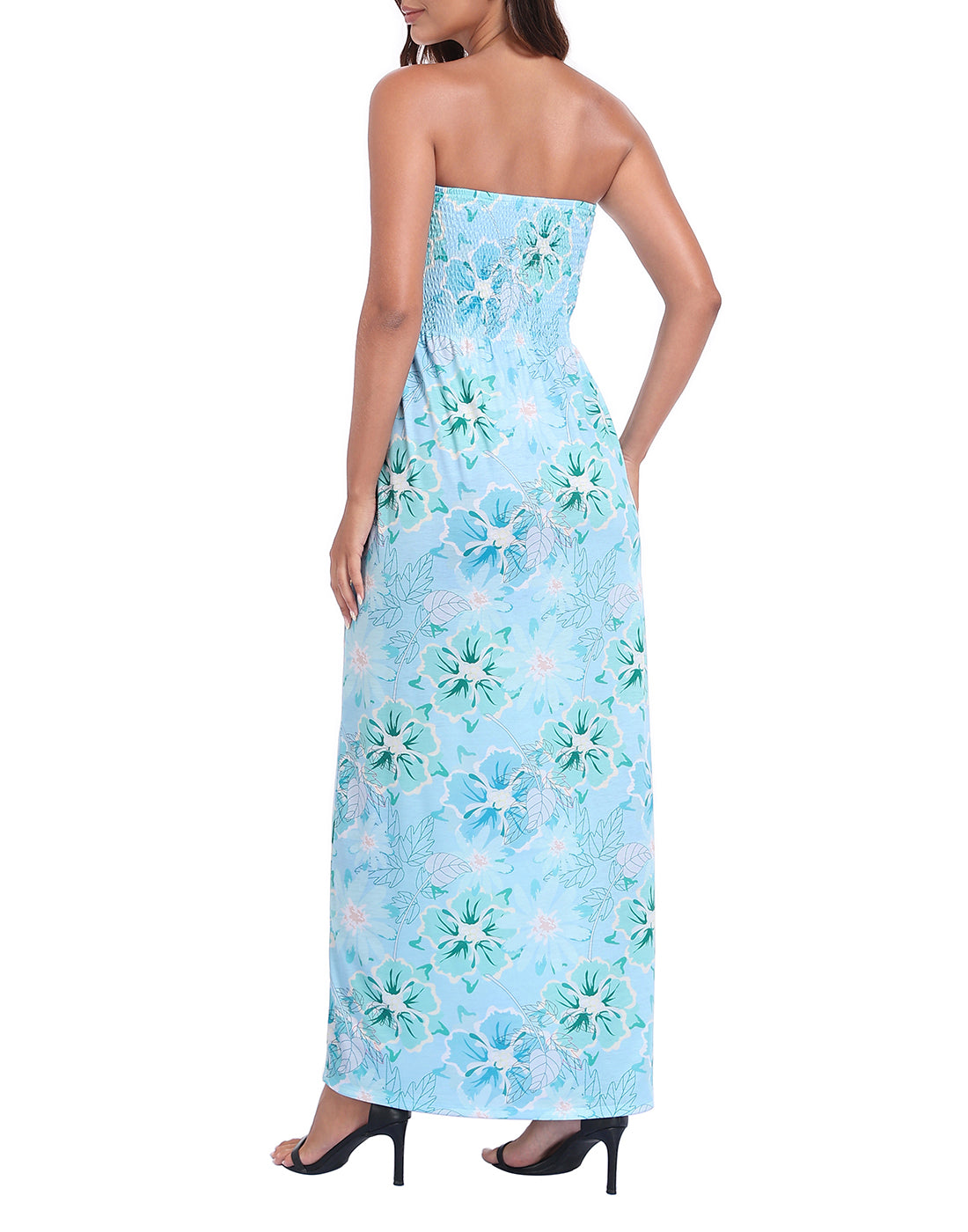 Strapless Summer Maxi Dress