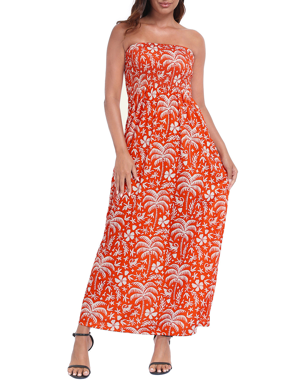 Strapless Summer Maxi Dress