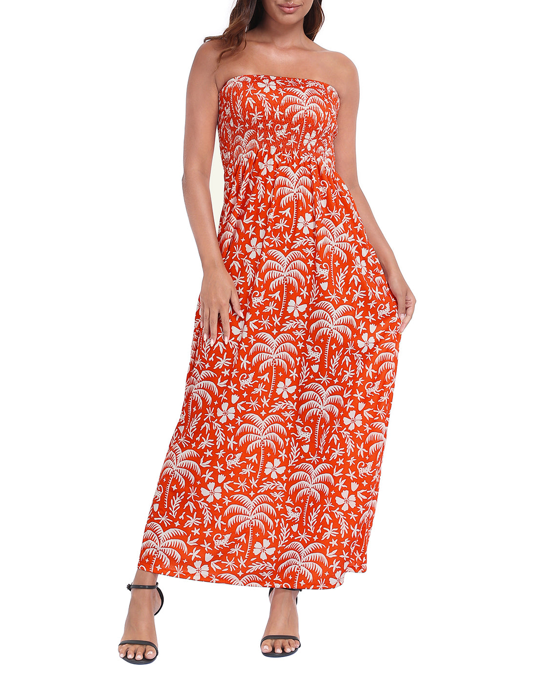Strapless Summer Maxi Dress