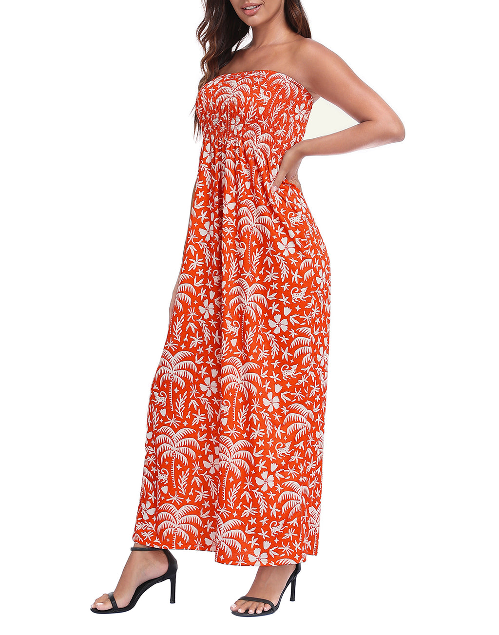 Strapless Summer Maxi Dress
