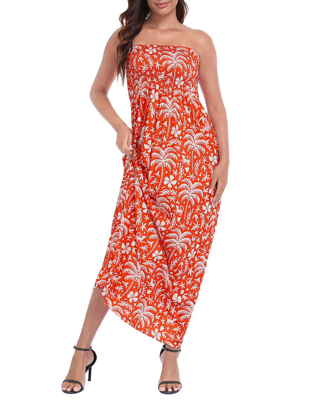 Strapless Summer Maxi Dress