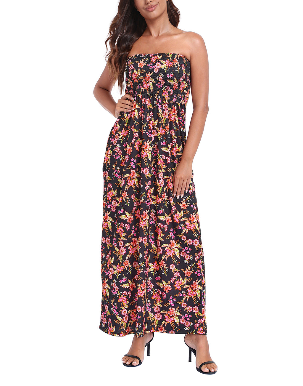 Strapless Summer Maxi Dress