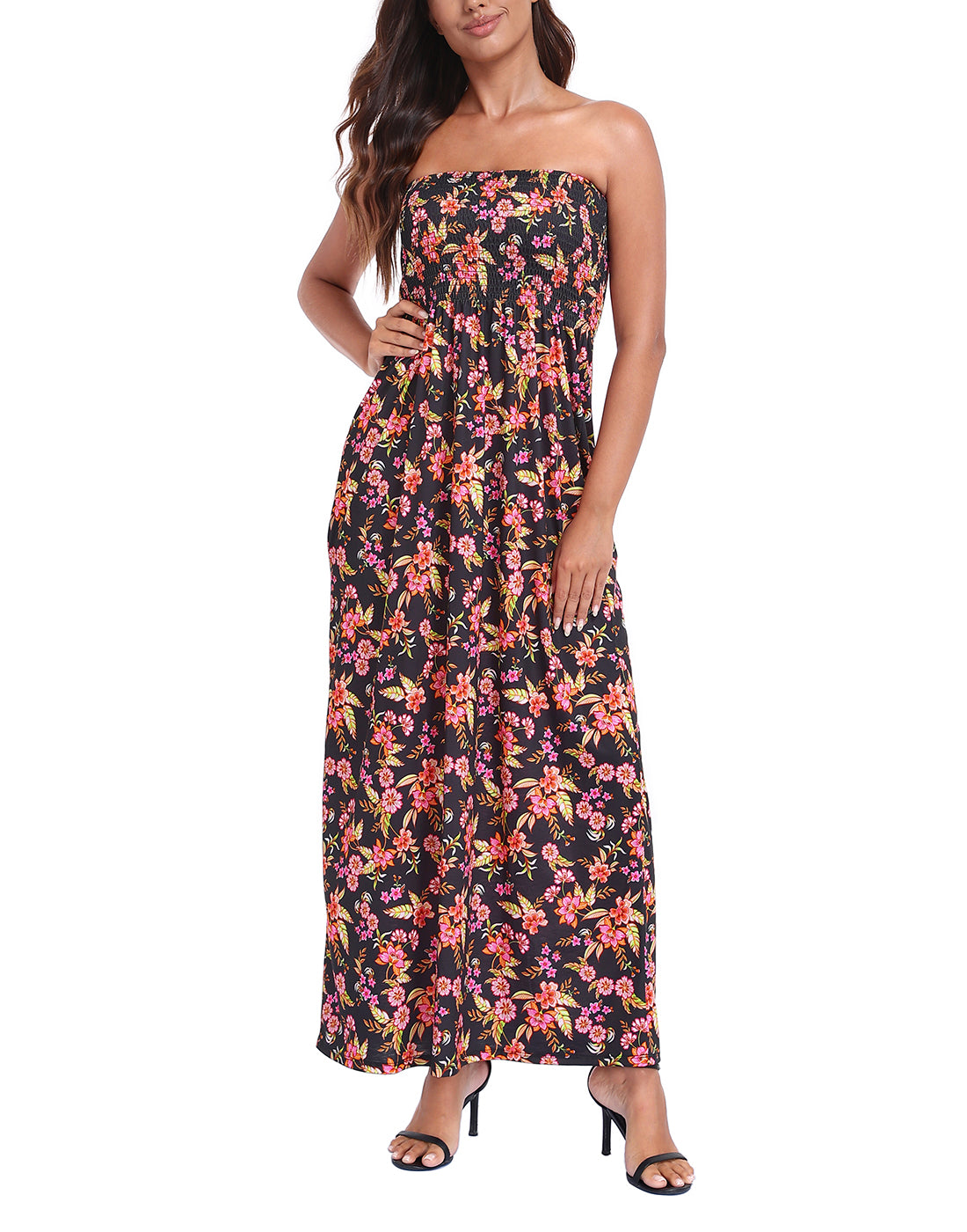 Strapless Summer Maxi Dress