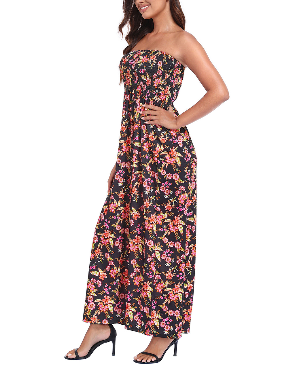 Strapless Summer Maxi Dress