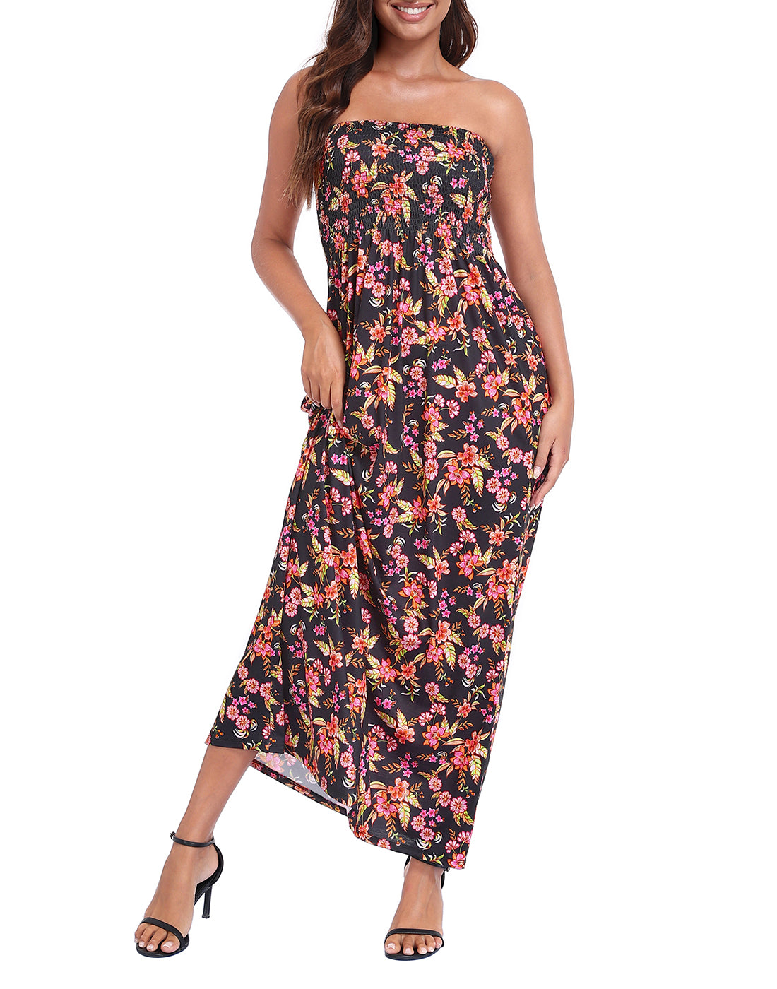 Strapless Summer Maxi Dress