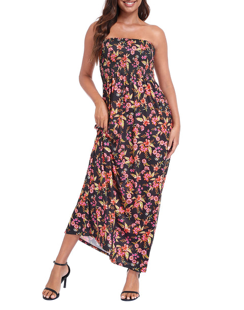 Strapless Summer Maxi Dress