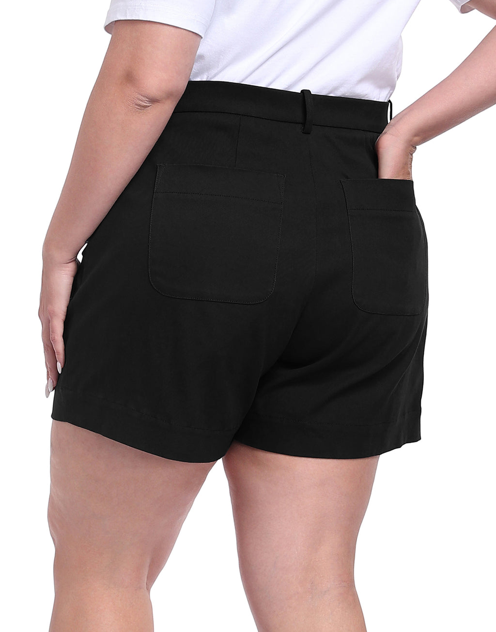 Women's Plus Size Stretch Twill 5" Inseam Chino Shorts