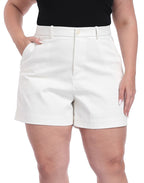 Women's Plus Size Stretch Twill 5" Inseam Chino Shorts